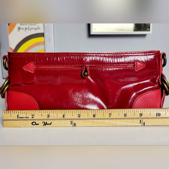 🔥NWT Donald J Pliner Patent Leather Wristlet Clutch - Picture 15 of 16